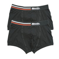 Brachial 2er Pack Boxer Shorts "#1" black/black