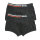 Brachial 2er Pack Boxer Shorts "#1" schwarz/schwarz