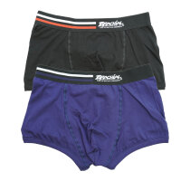 Brachial 2er Pack Boxer Shorts "#1" schwarz/navy