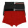 Brachial 2er Pack Boxer Shorts "#1" black/red