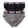 Brachial 2er Pack Brief Slip "#1" schwarz/grau