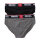 Brachial 2er Pack Brief Slip "#1" schwarz/grau