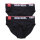 Brachial 2er Pack Brief Slip "#2" black/black