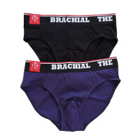 Brachial 2er Pack Brief Slip "#2" black/navy