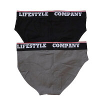 Brachial 2er Pack Brief Slip "#2" black/grey