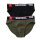 Brachial 2er Pack Brief Slip "#2" schwarz/militarygreen