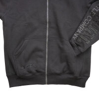 Brachial Zip-Sweater "Gym" black/black 3XL