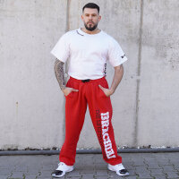 Brachial Tracksuit Trousers "Gym" red/white 3XL