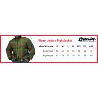 Brachial Fliegerjacke "Sign" schwarz