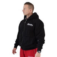 Brachial Zip-Hoody "HDZC-reed" schwarz/weiß